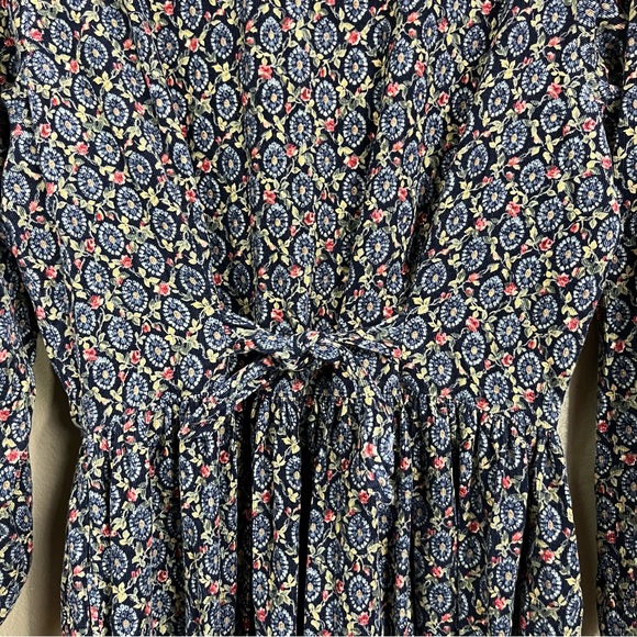 Vintage corduroy midi cottagecore dress - Picture 7 of 8